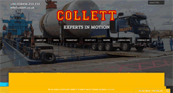 Desktop Screenshot of collett.co.uk